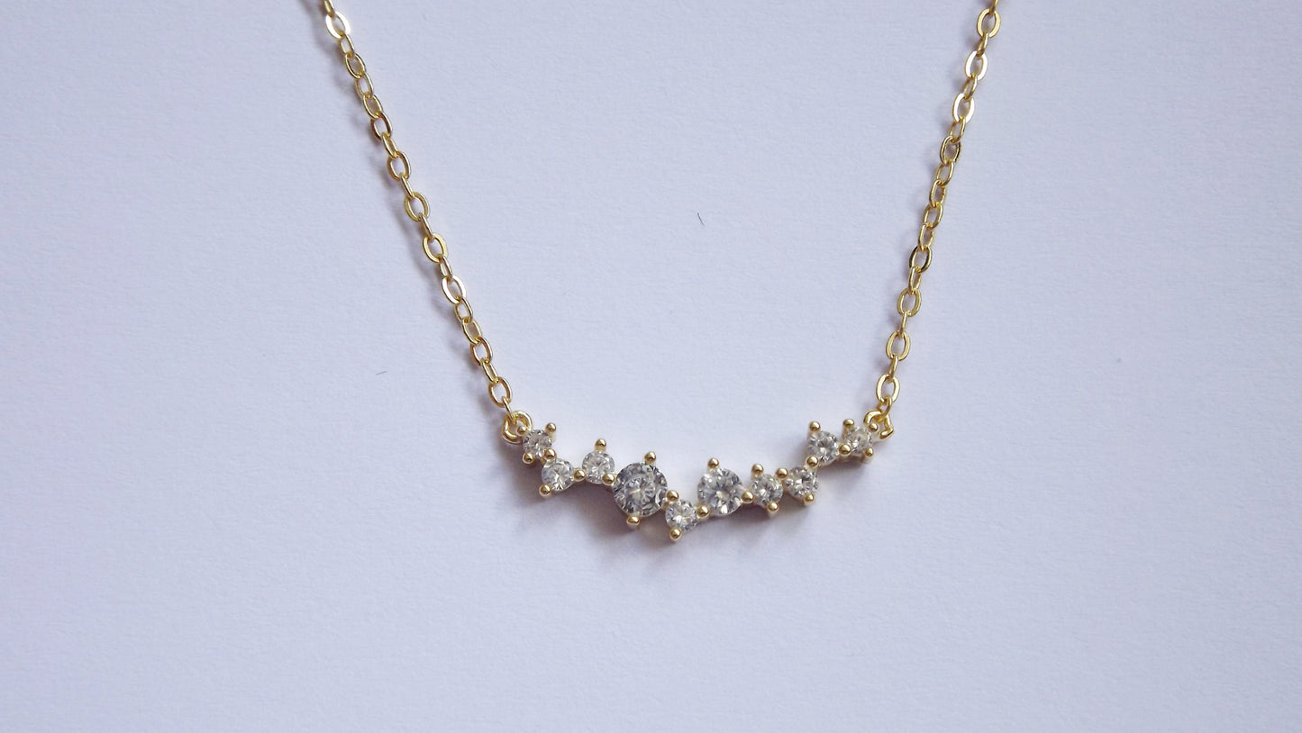 Zircon Cluster Necklace