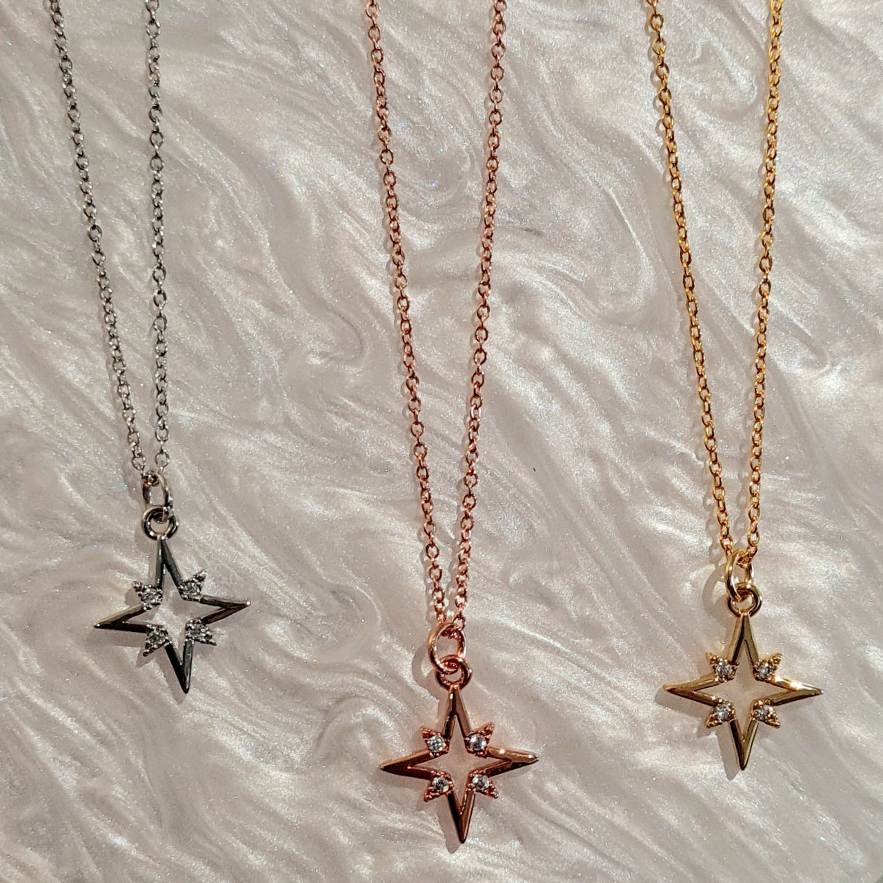 Zircon Star Necklace