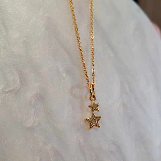 Gold Star Necklace