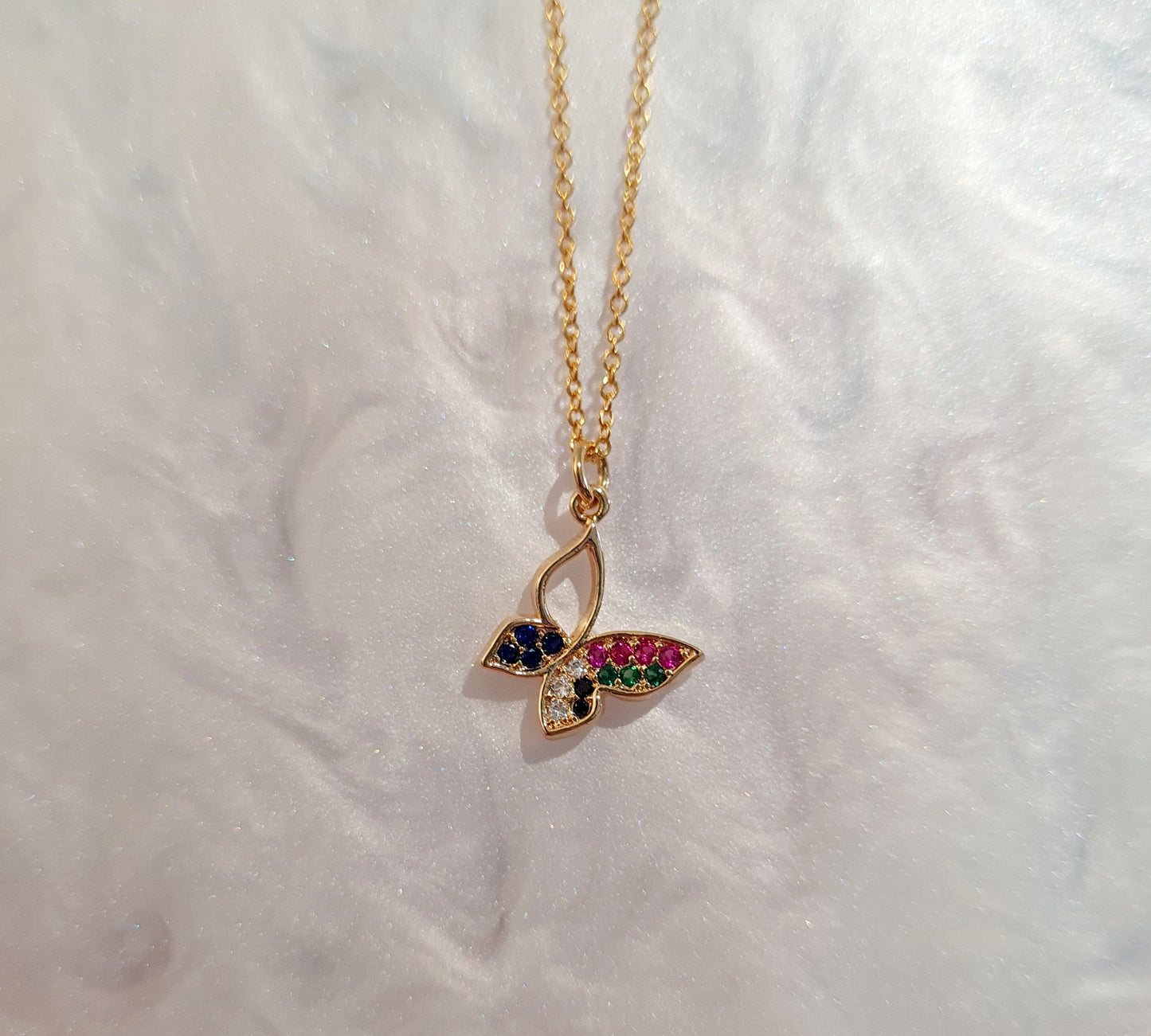 Gold Butterfly Necklace