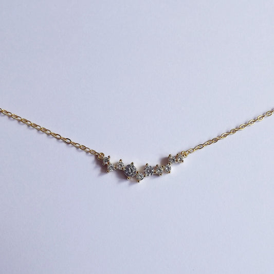 Zircon Cluster Necklace