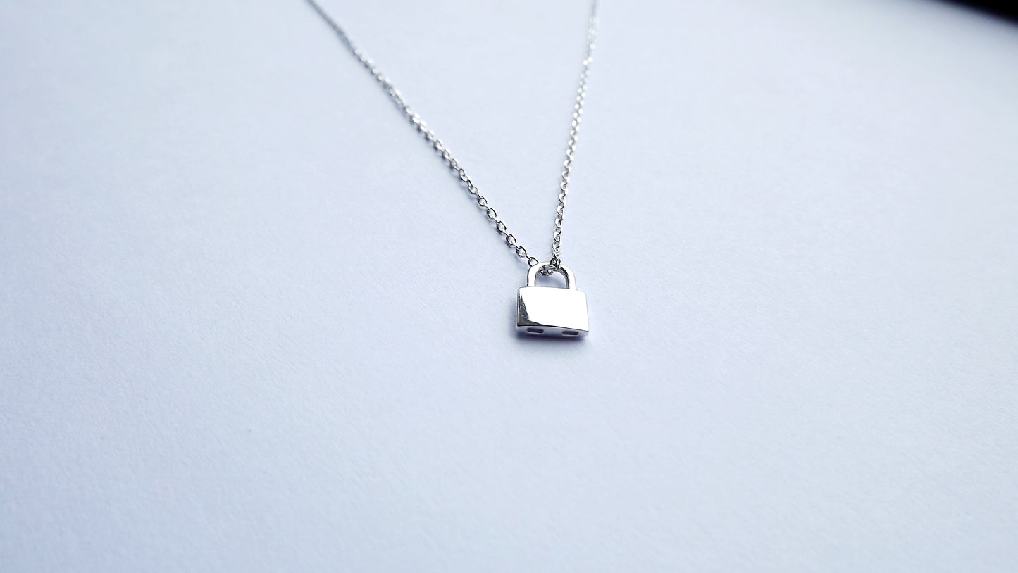 Mini Lock Necklace