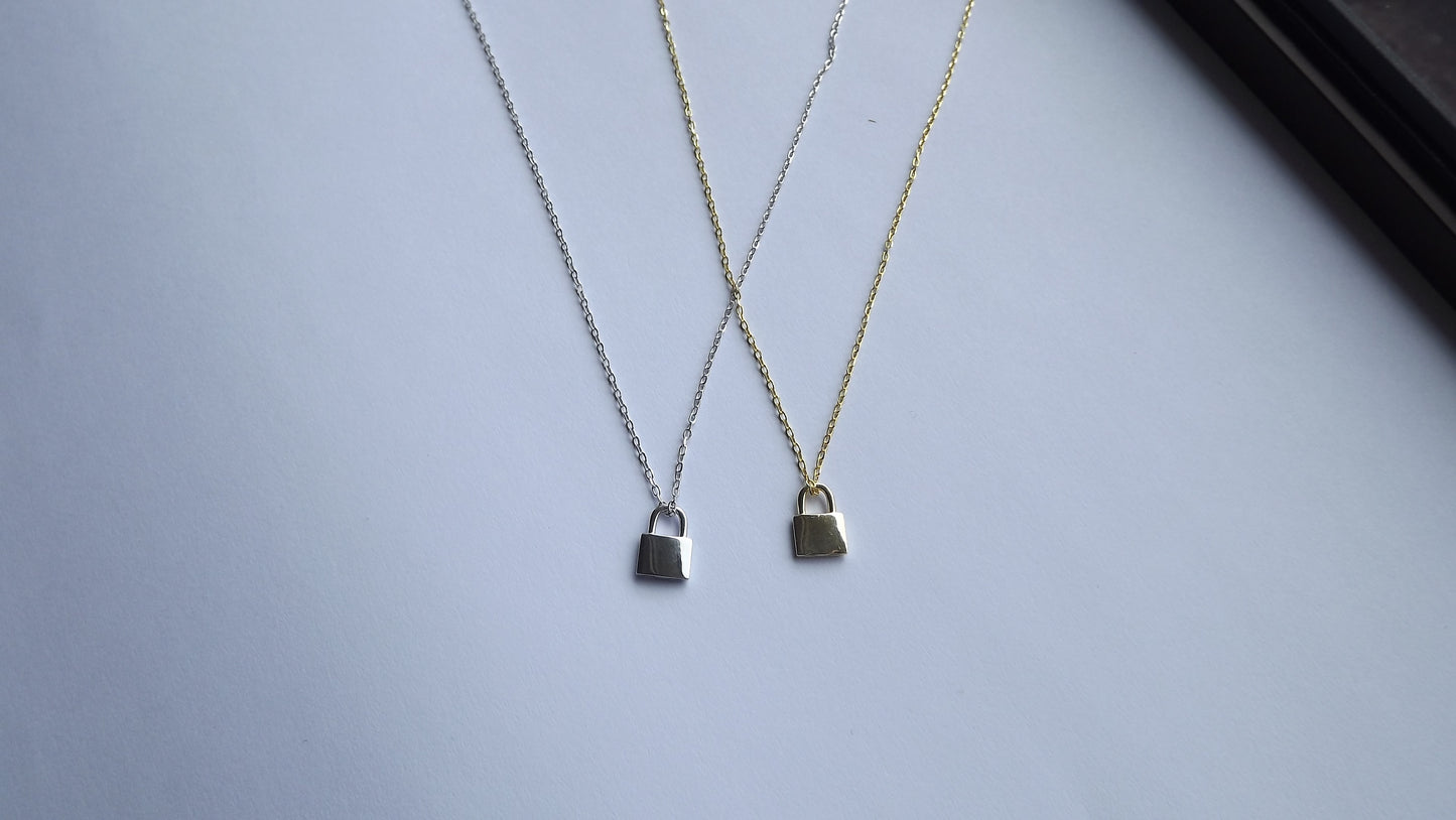 Mini Lock Necklace