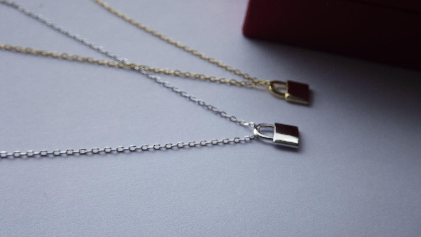 Mini Lock Necklace