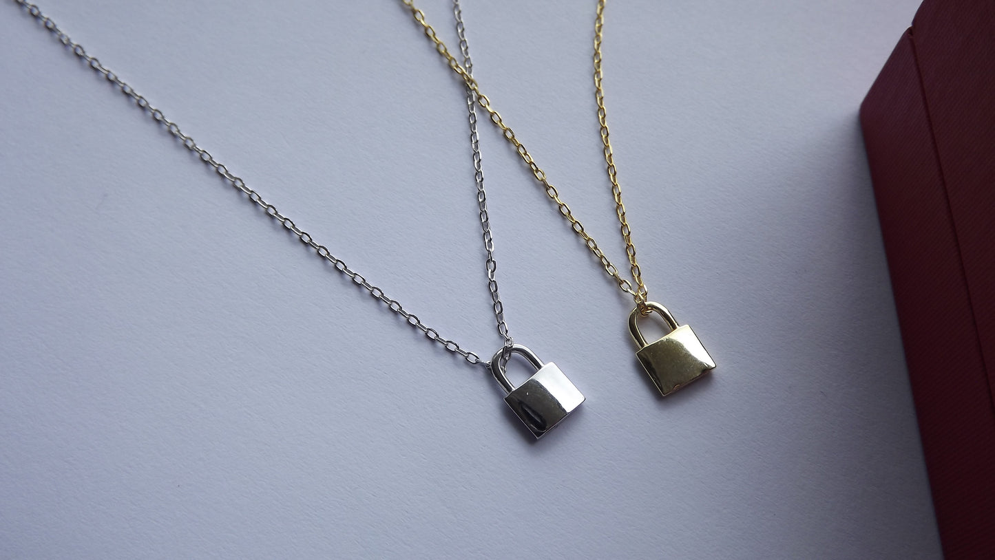 Mini Lock Necklace