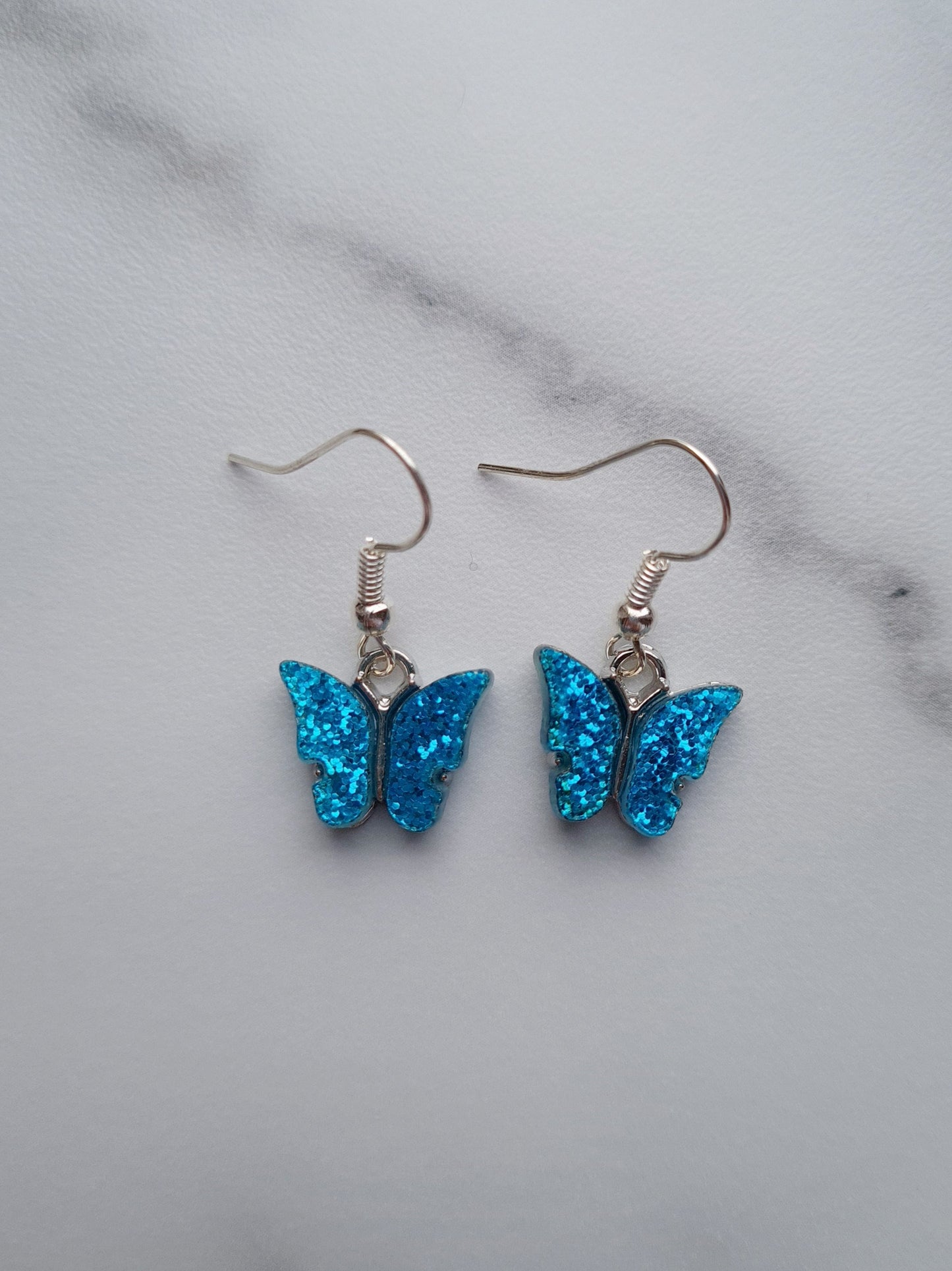 Glitter Butterfly Earrings