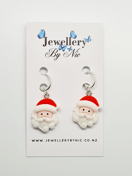 Santa Earrings