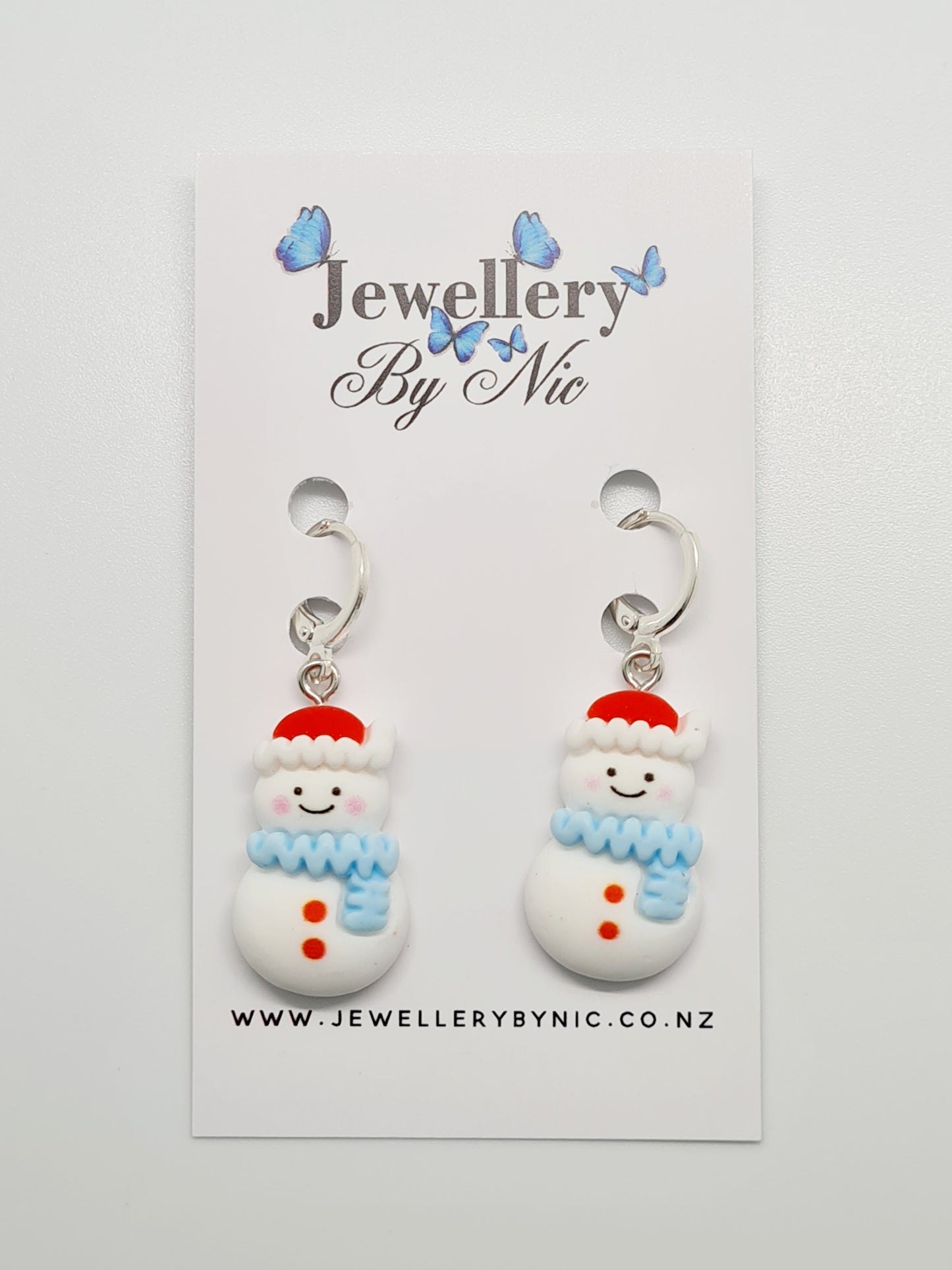 Snowman Earrings